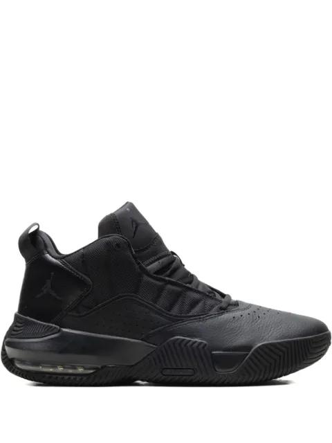 high-top lace-up sneakers by JORDAN