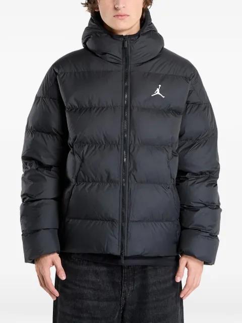 hoodied brooklyn puffer jacket by JORDAN