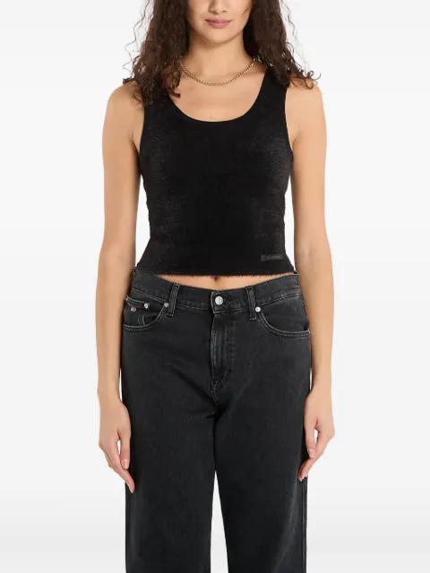 logo-patch tank top by JORDAN