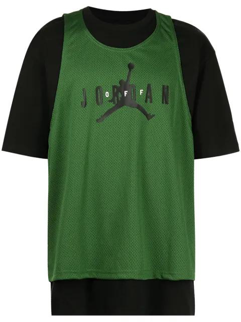 logo-print layered T-shirt by JORDAN
