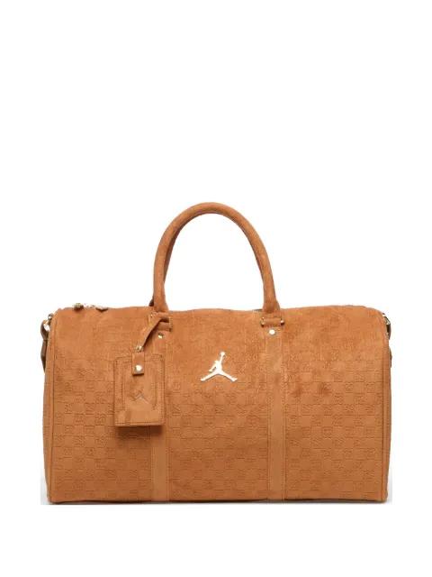 monogram suede duffle bag by JORDAN