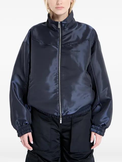 satin bomber jacket by JORDAN
