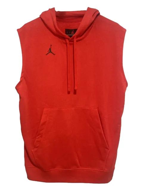 sleeveless fleece hoodie by JORDAN