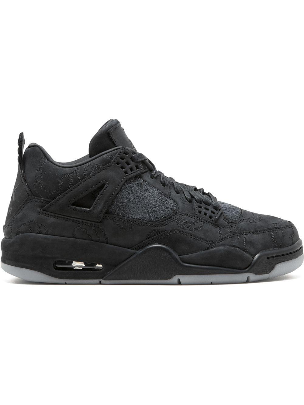 x Kaws Air Jordan 4 Retro "Black" sneakers by JORDAN