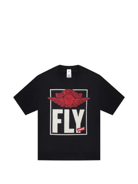x Levi`s Fly graphic-print T-shirt by JORDAN