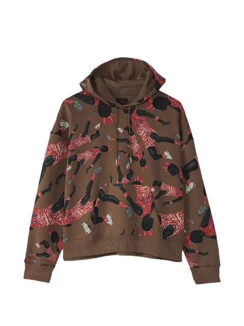 x  Parker Duncan printed hoodie by JORDAN