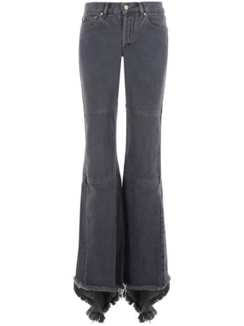 Sedit cotton flared jeans by JORDANLUCA