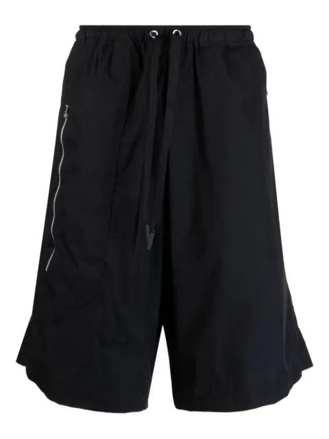 zip-detail wrap shorts by JORDANLUCA