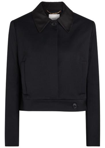 Abbe boxy stretch-crepe jacket by JOSEPH