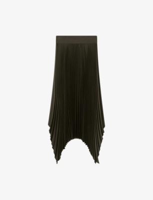 Ade Plissé Woven Maxi Skirt by JOSEPH