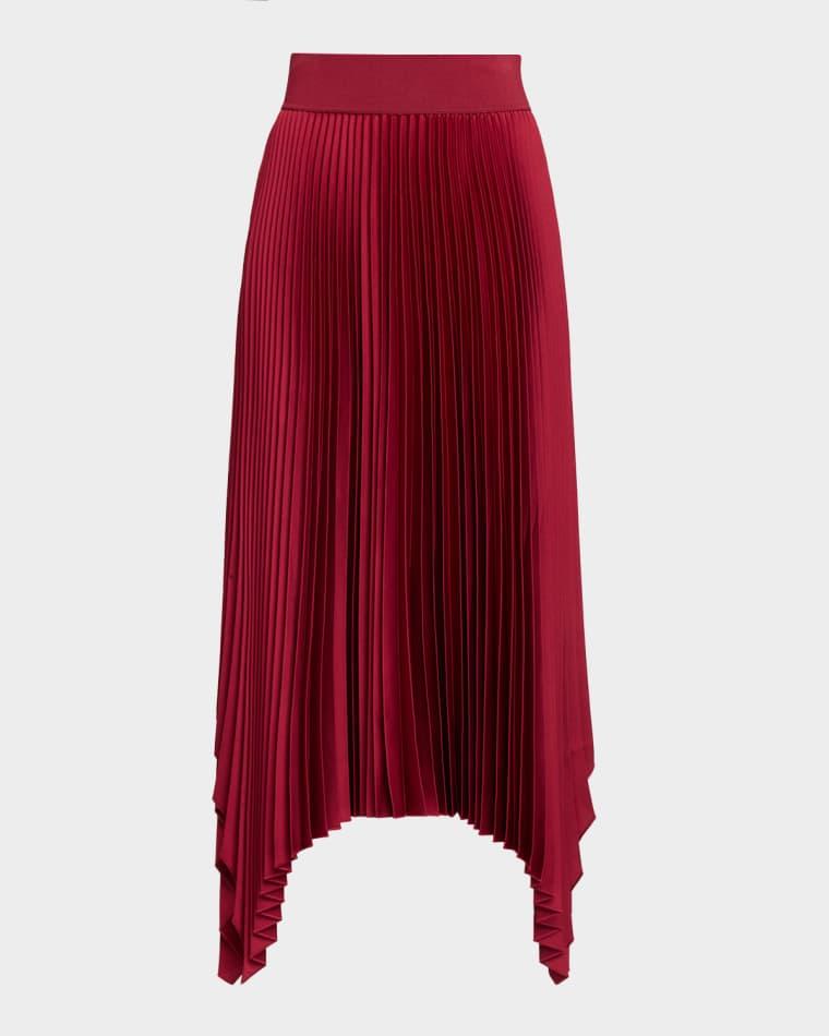 Ade Plisse Handkerchief Midi Skirt by JOSEPH