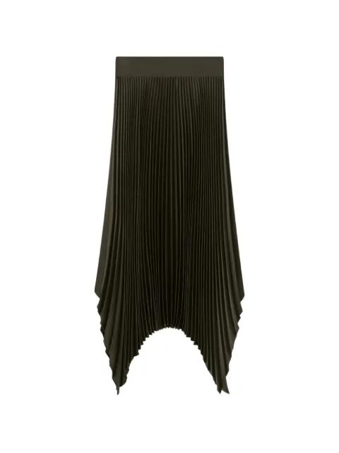 Ade pleated asymmetric midi skirt by JOSEPH