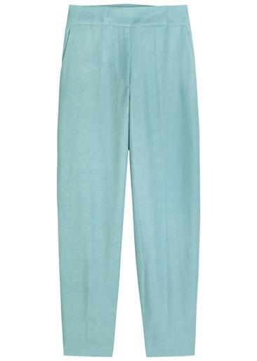 Aix tapered-leg woven trousers by JOSEPH