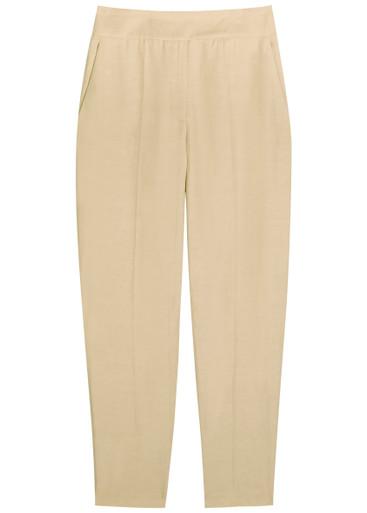Aix tapered-leg woven trousers by JOSEPH