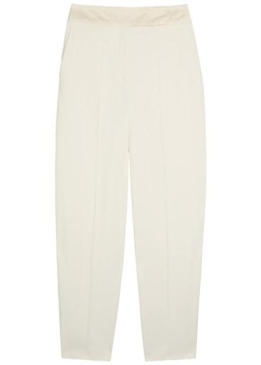 Aix tapered stretch-crepe trousers by JOSEPH