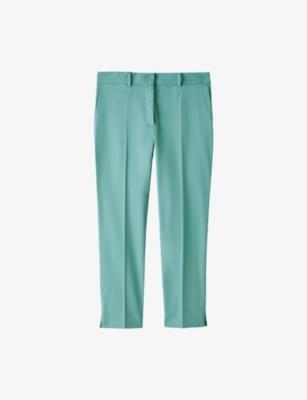Bing Court Slim-Leg Mid-Rise Stretch-Gabardine Trousers by JOSEPH Bing Court Slim-Leg Mid-Rise Stretch-Gabardine Trousers by JOSEPH