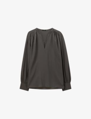 Blondel V-Neck Silk Blouse by JOSEPH