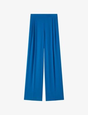 Cara Elasticated-Waist Crepe Trousers by JOSEPH