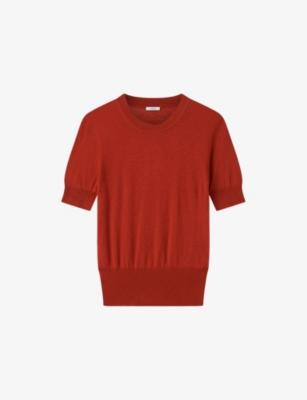 Cashair Round-Neck Cashmere Top by JOSEPH