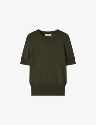 Cashair Round-Neck Cashmere Top by JOSEPH
