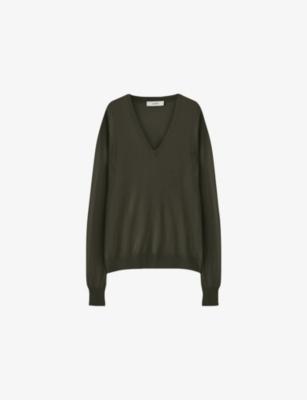 Cashair V-Neck Cashmere Jumper by JOSEPH