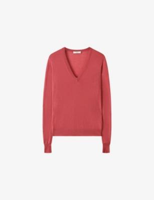 Cashair V-Neck Cashmere Jumper by JOSEPH