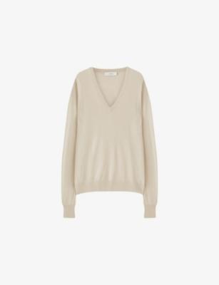Cashair V-Neck Cashmere Jumper by JOSEPH