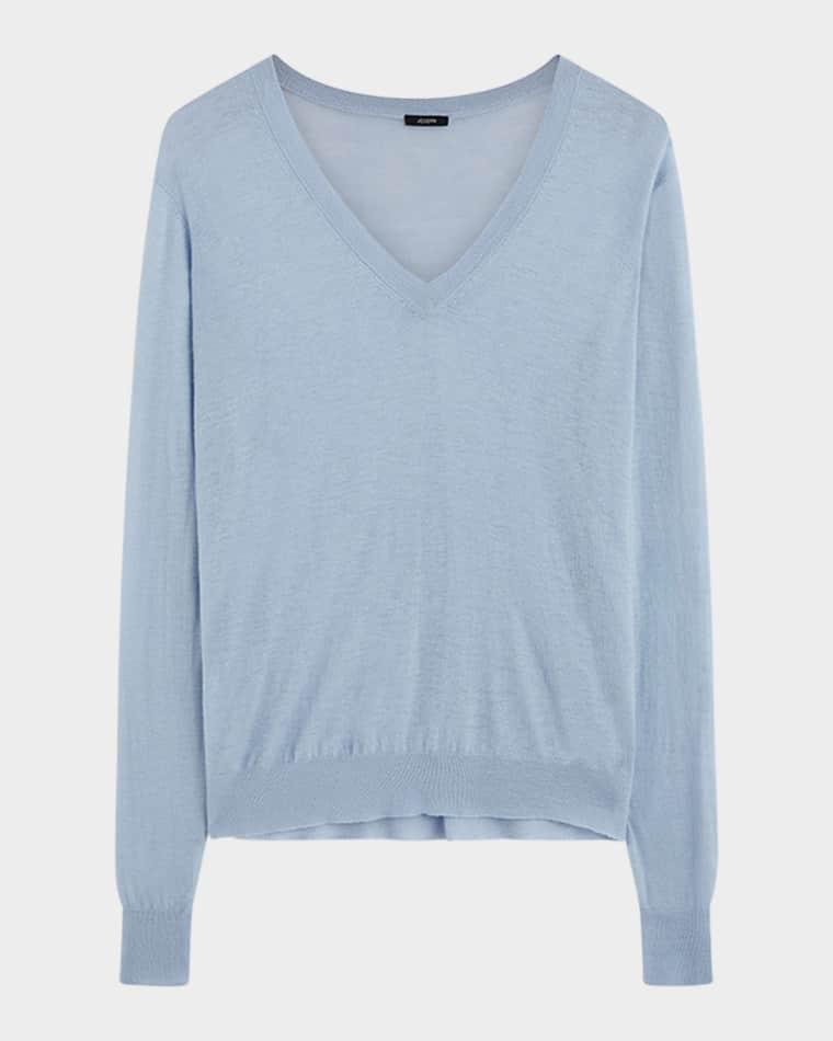 Cashair V-Neck Sweater by JOSEPH
