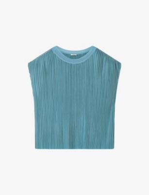 Cedre Pleated Satin Top by JOSEPH