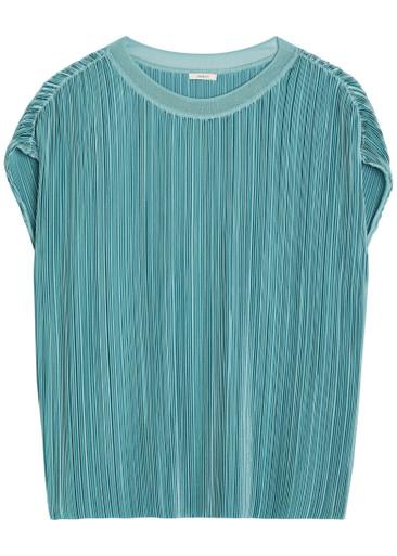 Cedre pleated satin top by JOSEPH