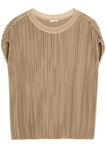 Cedre pleated satin top by JOSEPH