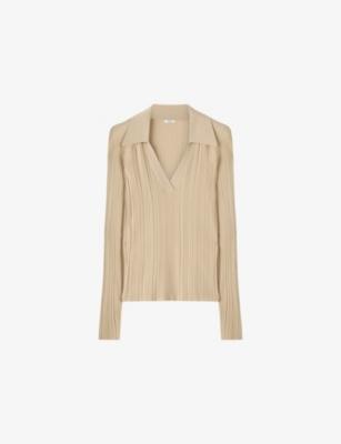 Chelia Plissé Knitted Top by JOSEPH