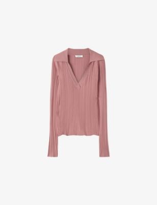 Chelia Plissé Knitted Top by JOSEPH