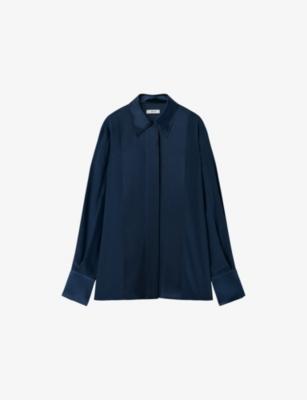 Childs Satin-Panel Silk Blouse by JOSEPH