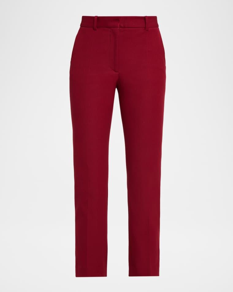 Coleman Cropped Slim Gabardine Pants by JOSEPH