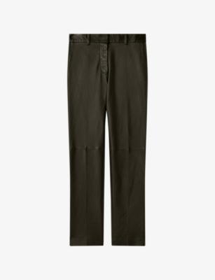 Coleman Slim-Fit Leather Trousers by JOSEPH