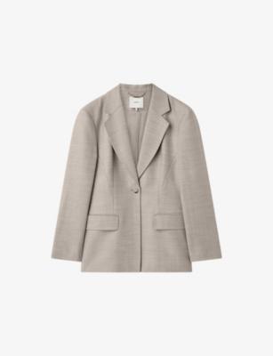 Fallon Single-Breasted Tailored Wool Blazer by JOSEPH