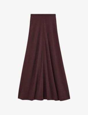 Flared Knitted Jersey Maxi Skirt by JOSEPH