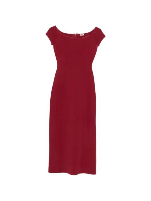 Foin off-shoulder midi dress by JOSEPH