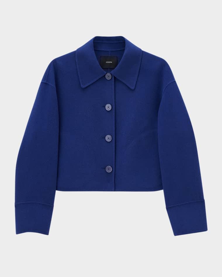 Gerrard Cropped Double-Face Wool Jacket by JOSEPH