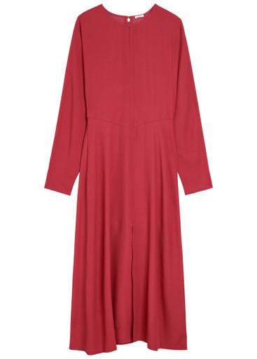 Hills cut-out crepe midi dress by JOSEPH