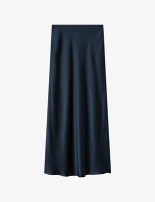 Isaak Silk-Satin Maxi Skirt by JOSEPH