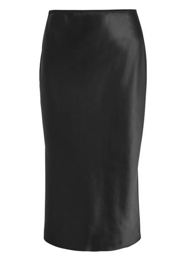 Isaak silk midi slip skirt by JOSEPH