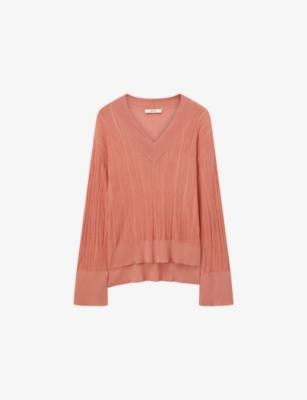 Jardin Ribbed Silk and Cotton Top by JOSEPH