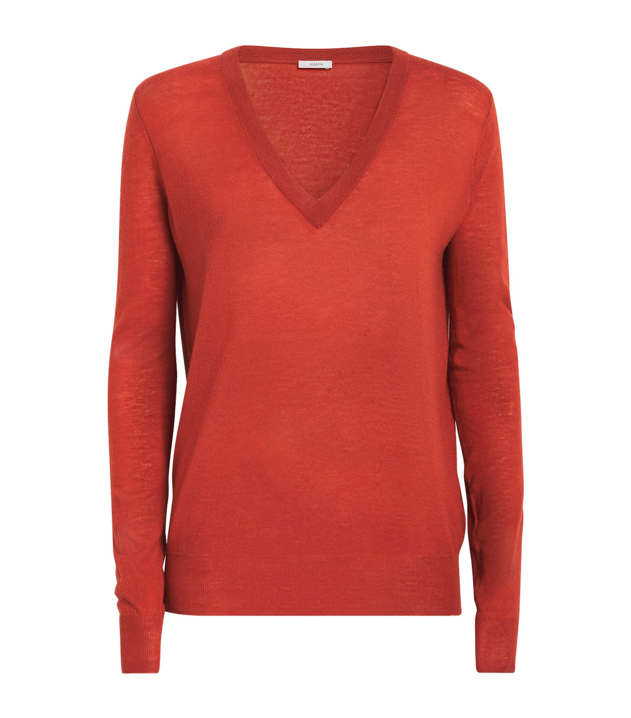 Joseph Cashmere Cashair V-Neck Sweater by JOSEPH
