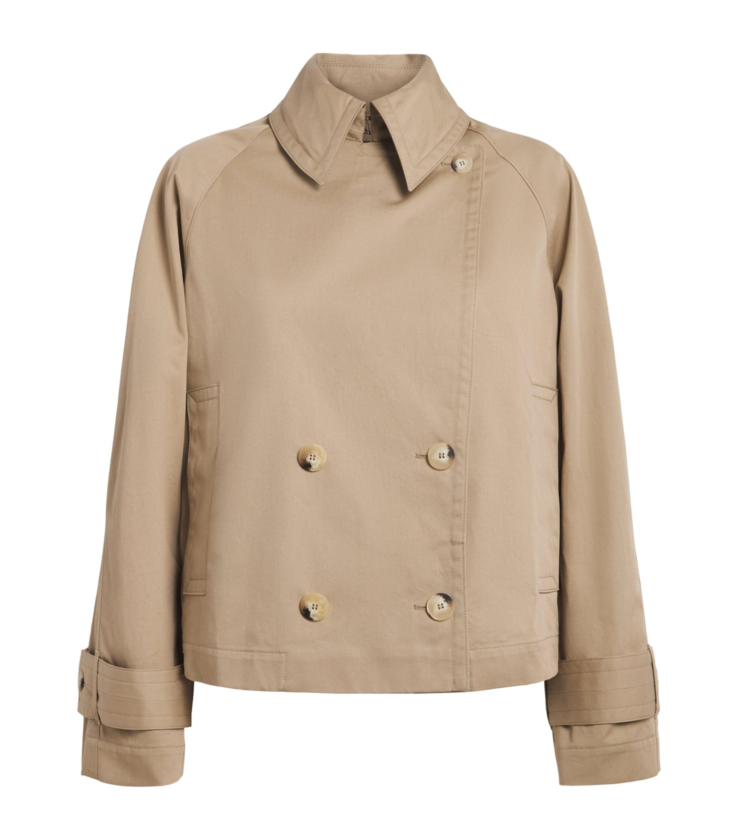 Joseph Cotton Cropped Zago Trench Coat by JOSEPH