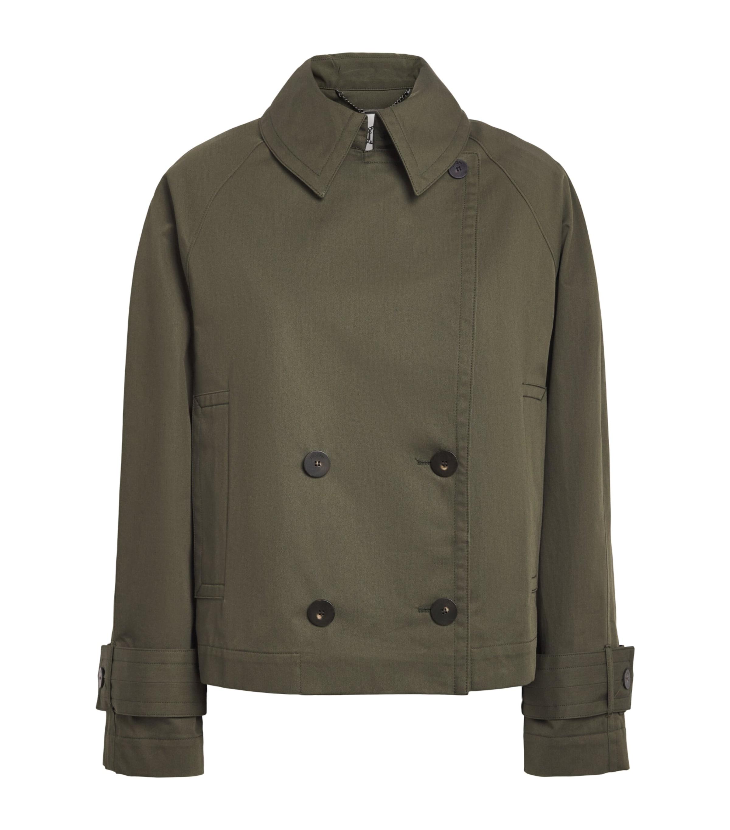 Joseph Cotton Cropped Zago Trench Coat by JOSEPH