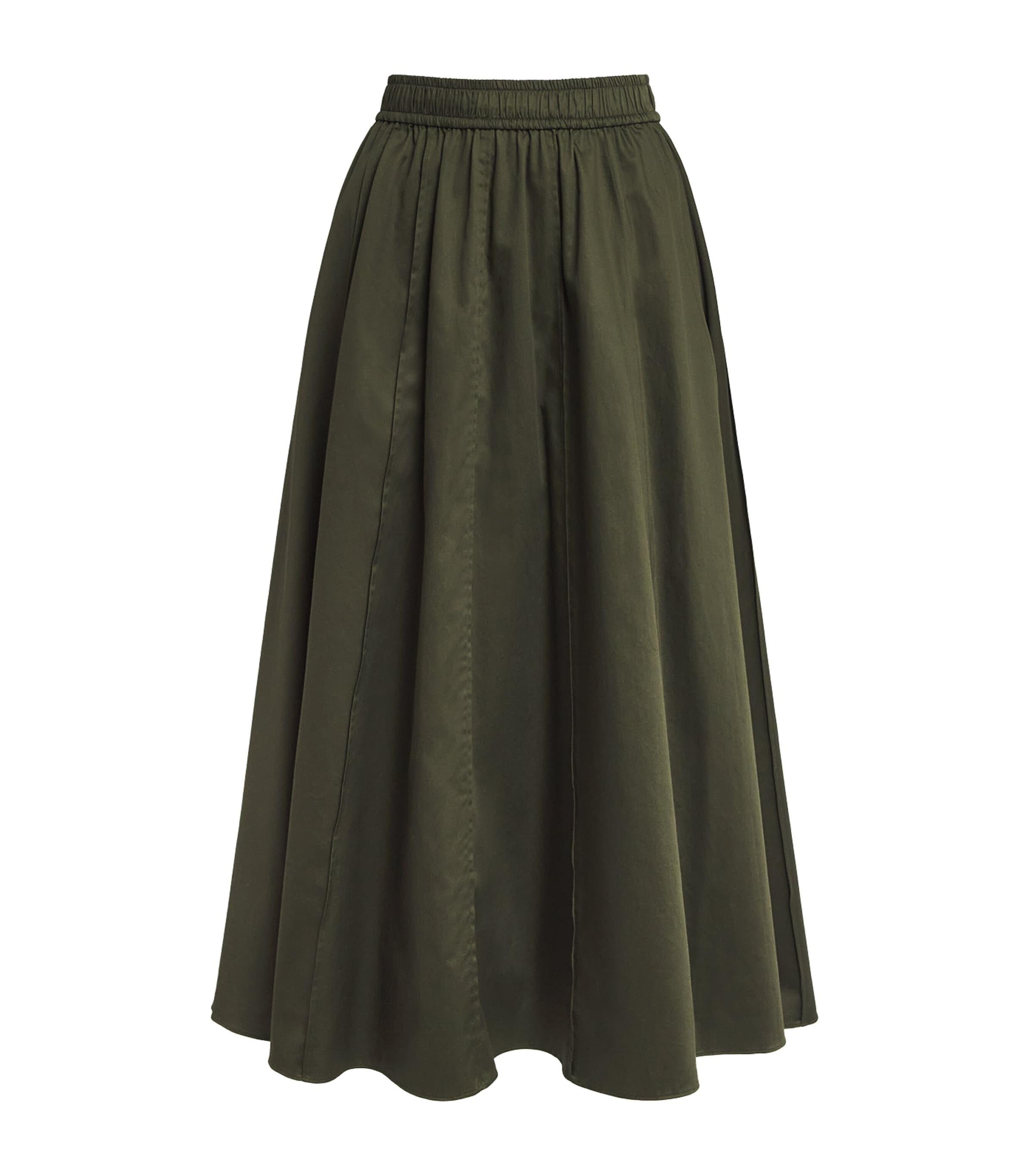 Joseph Cotton Sateen Manar Skirt by JOSEPH