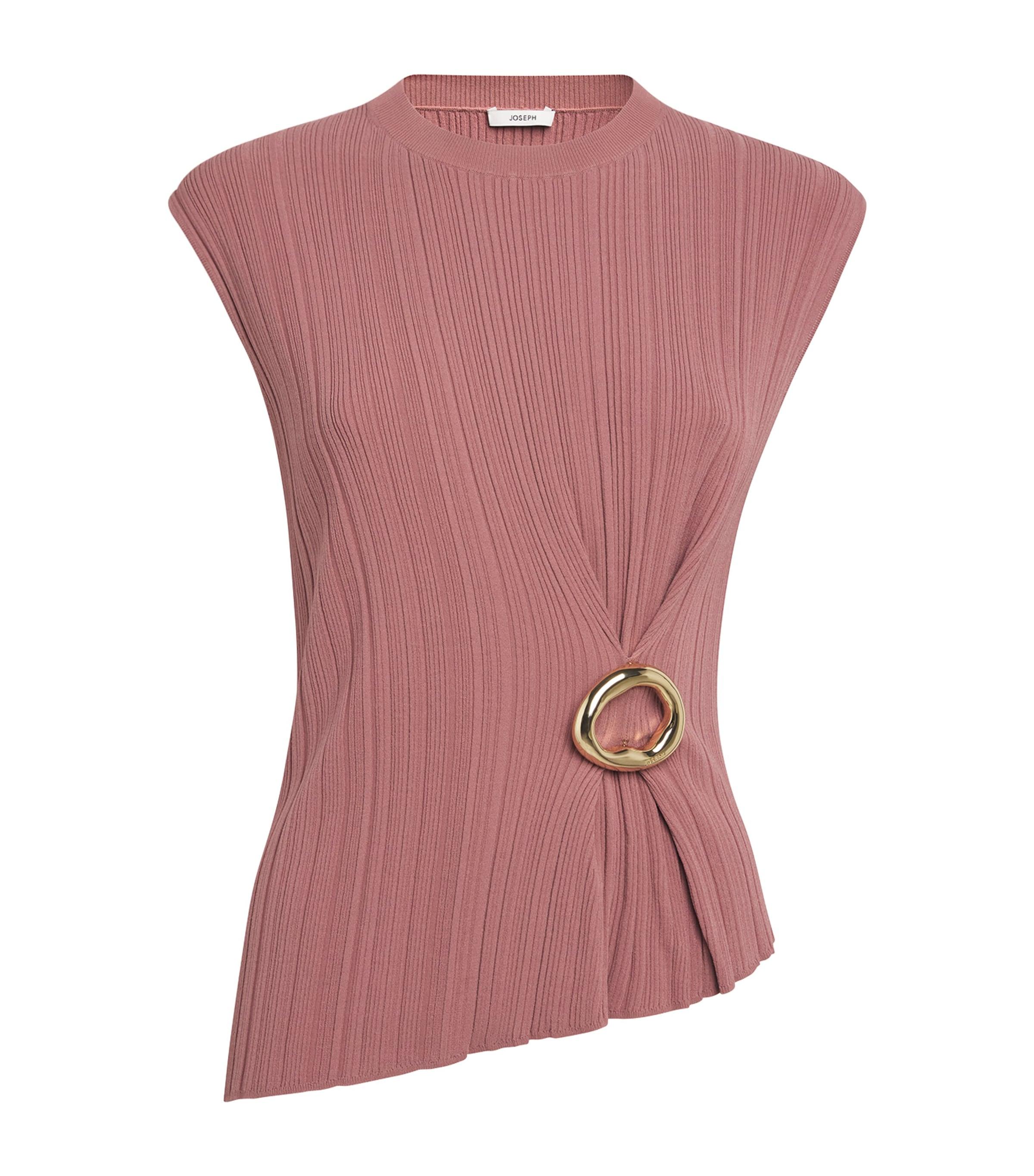 Joseph Plissé Kenit Top by JOSEPH