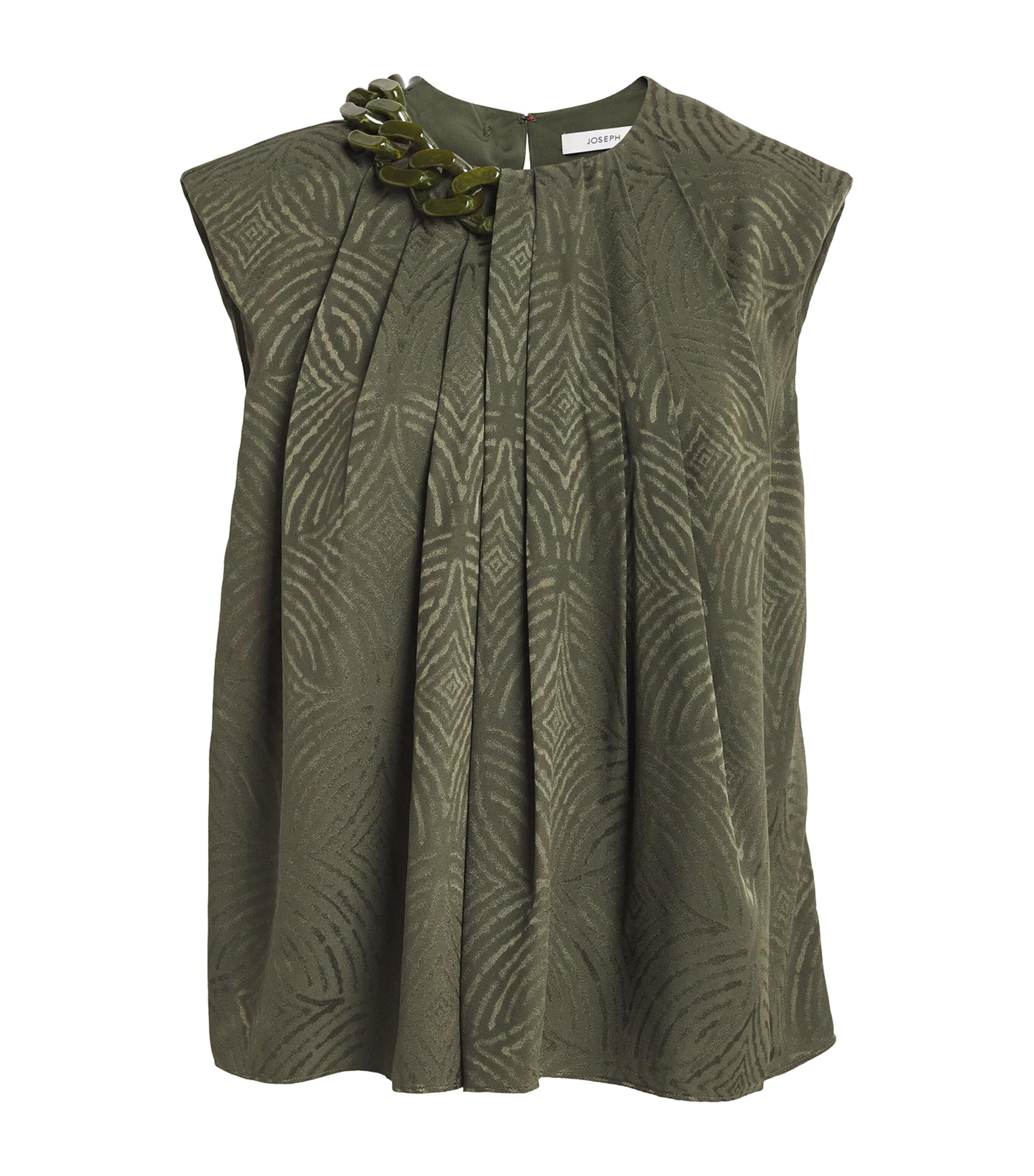 Joseph Silk Jacquard Taddart Blouse by JOSEPH